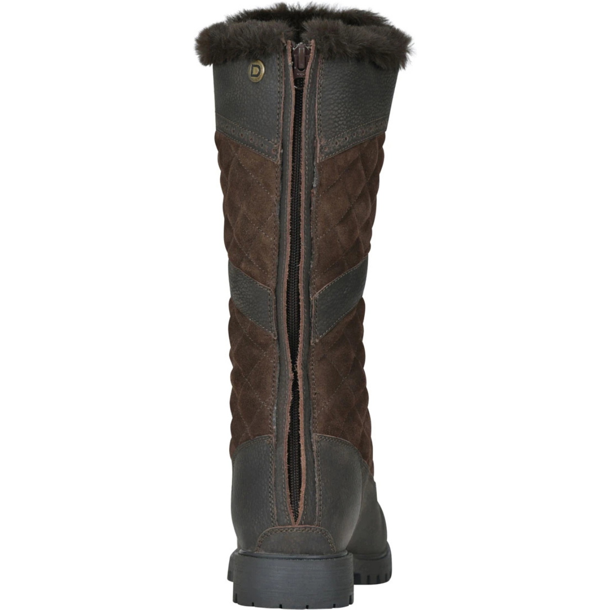2026 Dublin Femmes Yukon Bottes En Patchwork 1029965 - Chocolate